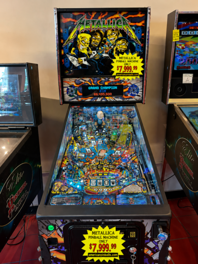 Metallica Pinball Pro Machine for Sale
