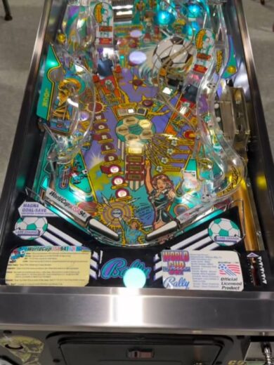 World Cup Soccer Pinball Machine by Bally – Refurbished 1994 Classic
