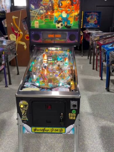 World Cup Soccer Pinball Machine by Bally – Refurbished 1994 Classic